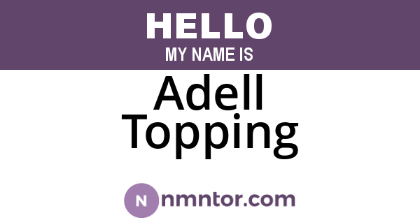 Adell Topping
