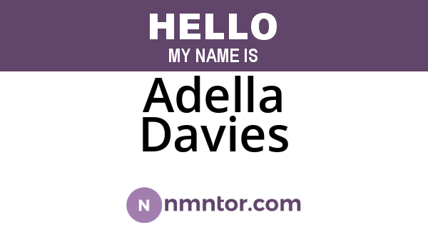 Adella Davies