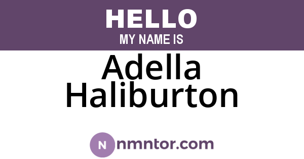 Adella Haliburton