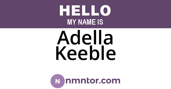Adella Keeble