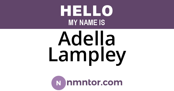 Adella Lampley
