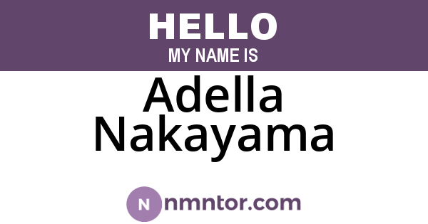 Adella Nakayama