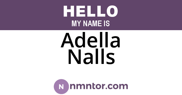 Adella Nalls