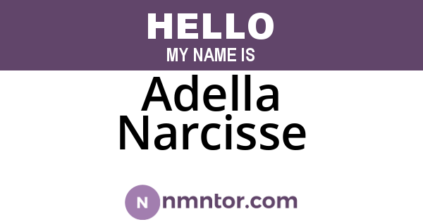 Adella Narcisse