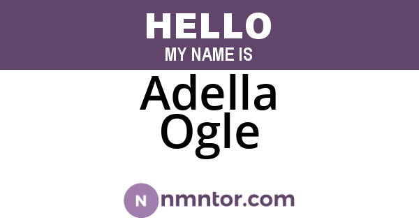Adella Ogle