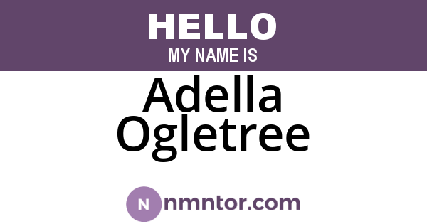 Adella Ogletree