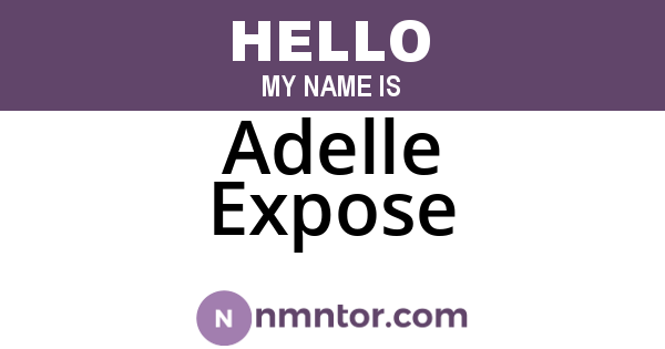 Adelle Expose