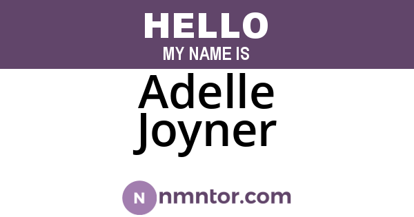Adelle Joyner