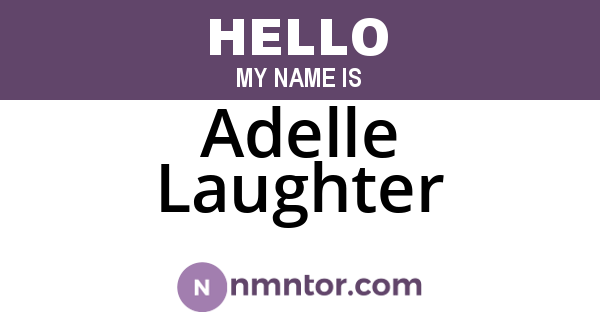Adelle Laughter