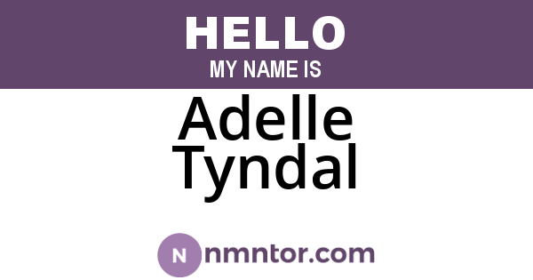 Adelle Tyndal