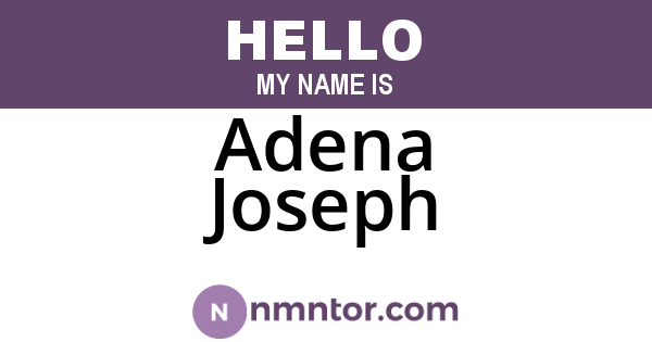 Adena Joseph