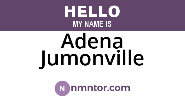 Adena Jumonville