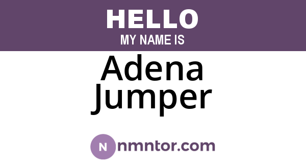 Adena Jumper