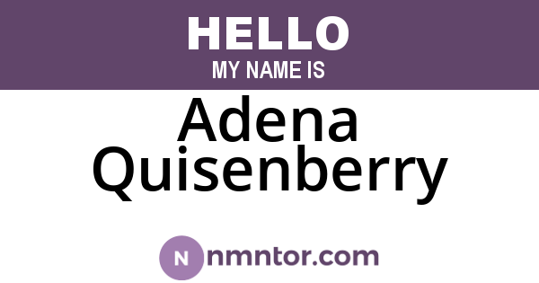Adena Quisenberry