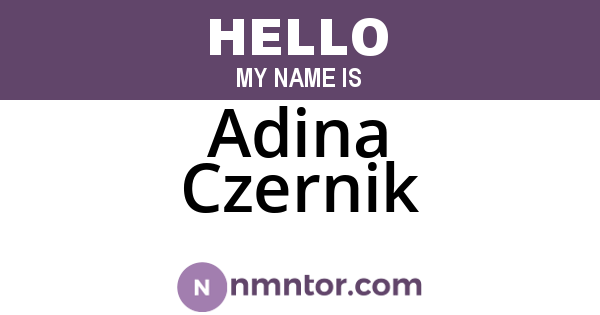 Adina Czernik