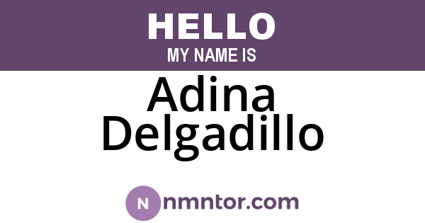 Adina Delgadillo