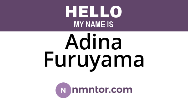 Adina Furuyama