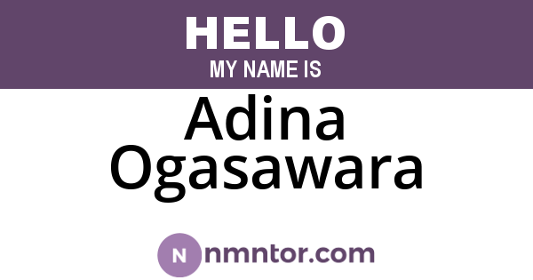Adina Ogasawara