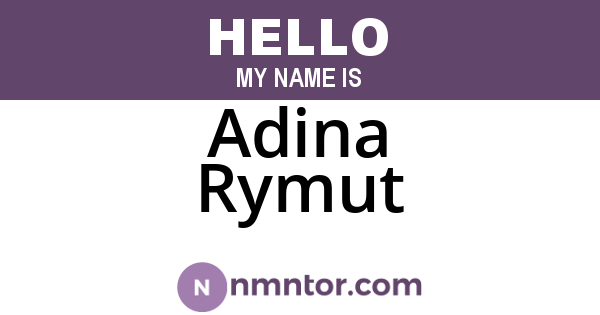 Adina Rymut