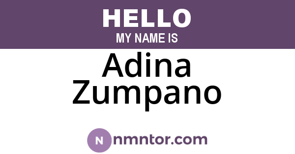 Adina Zumpano