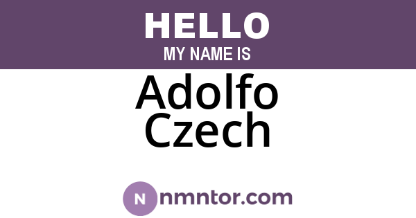 Adolfo Czech