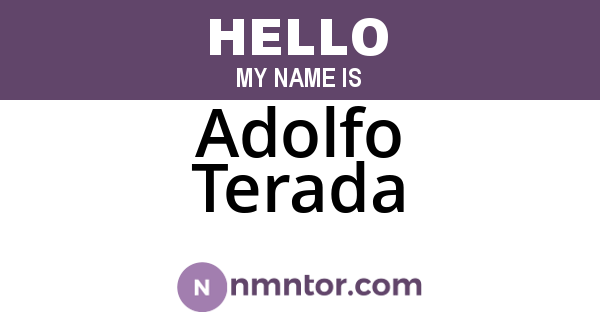 Adolfo Terada