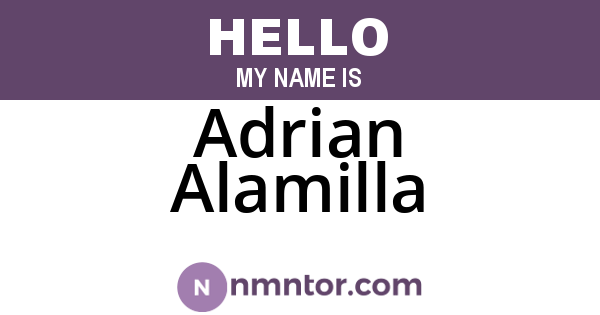 Adrian Alamilla