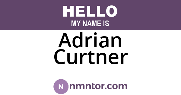 Adrian Curtner