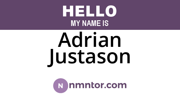 Adrian Justason