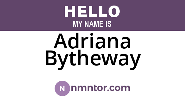 Adriana Bytheway
