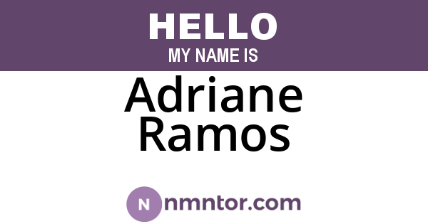 Adriane Ramos