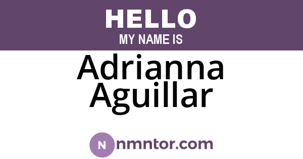 Adrianna Aguillar