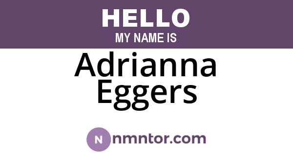 Adrianna Eggers