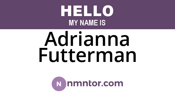 Adrianna Futterman