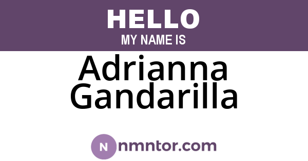 Adrianna Gandarilla