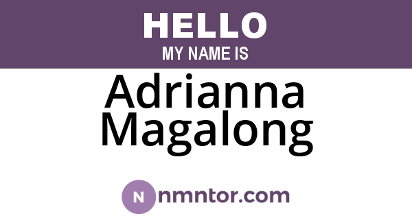Adrianna Magalong
