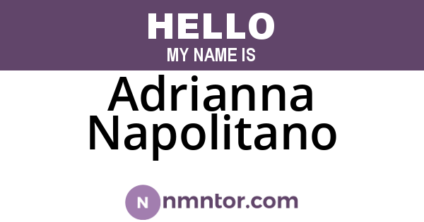 Adrianna Napolitano