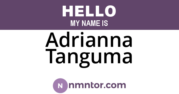 Adrianna Tanguma