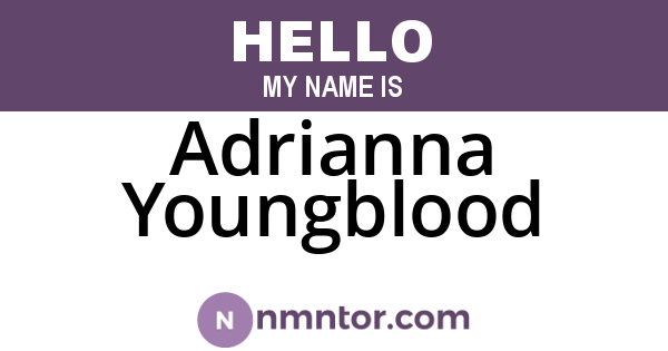 Adrianna Youngblood