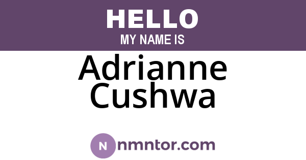 Adrianne Cushwa