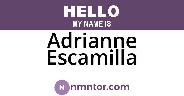 Adrianne Escamilla