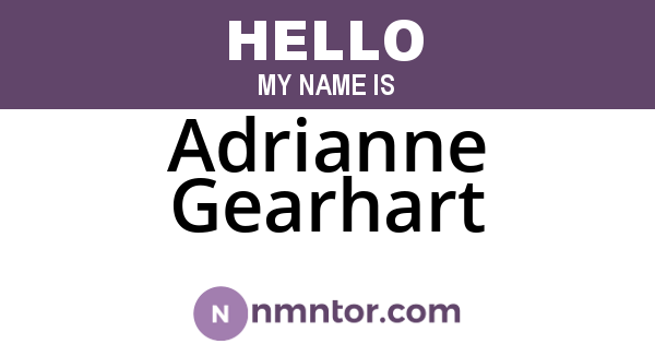 Adrianne Gearhart