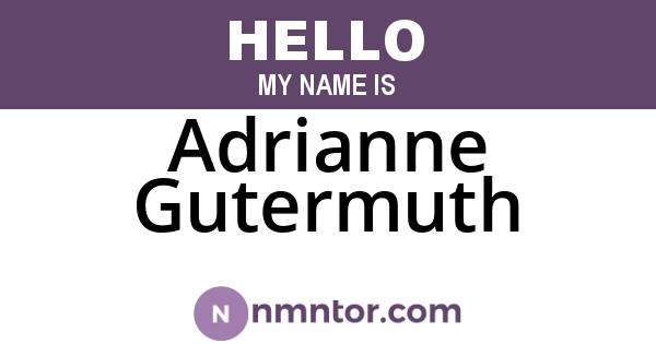 Adrianne Gutermuth