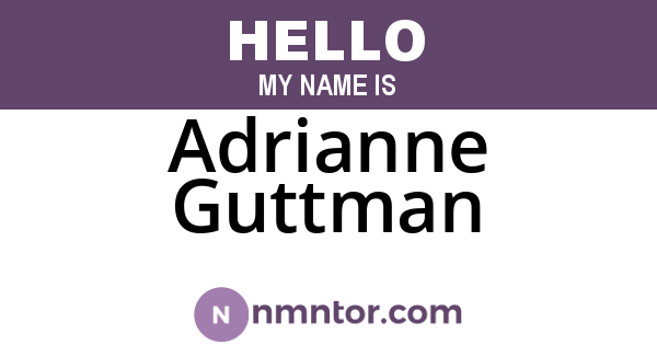 Adrianne Guttman