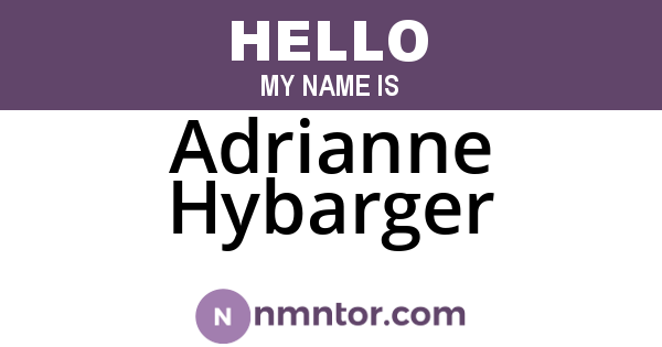 Adrianne Hybarger