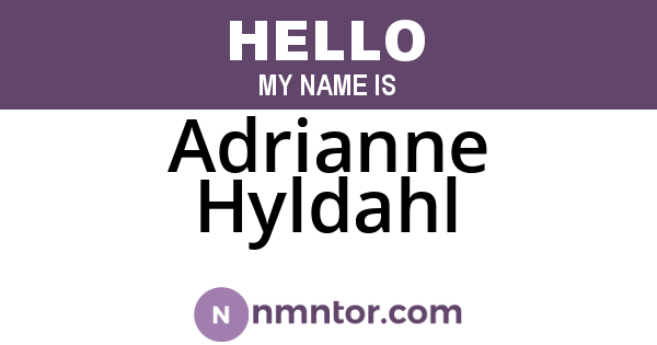 Adrianne Hyldahl
