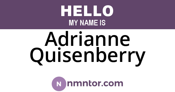Adrianne Quisenberry