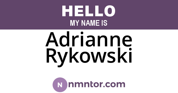 Adrianne Rykowski