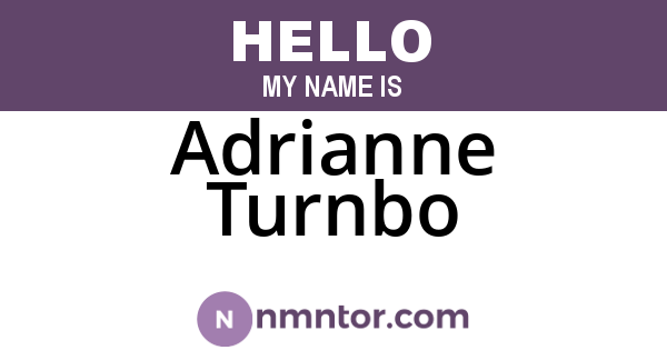 Adrianne Turnbo
