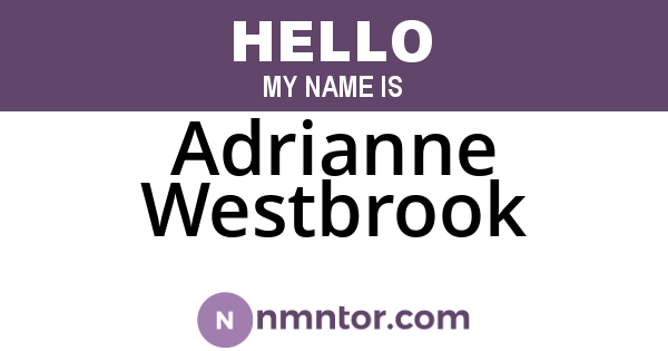 Adrianne Westbrook